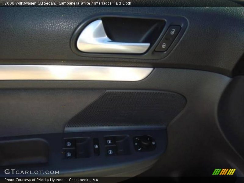 Campanella White / Interlagos Plaid Cloth 2008 Volkswagen GLI Sedan