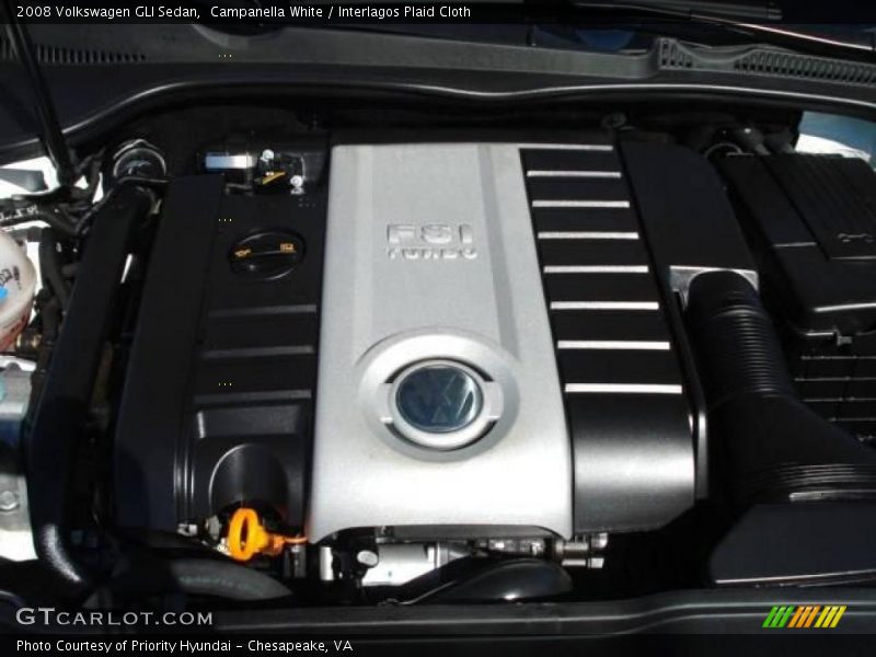 Campanella White / Interlagos Plaid Cloth 2008 Volkswagen GLI Sedan
