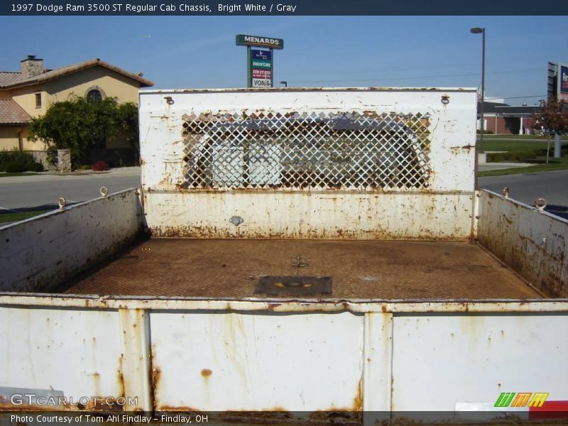 Bright White / Gray 1997 Dodge Ram 3500 ST Regular Cab Chassis