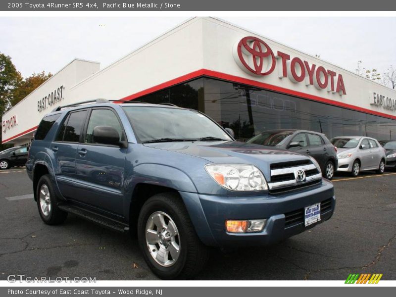 Pacific Blue Metallic / Stone 2005 Toyota 4Runner SR5 4x4