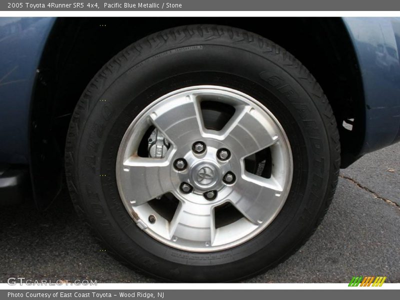 Pacific Blue Metallic / Stone 2005 Toyota 4Runner SR5 4x4