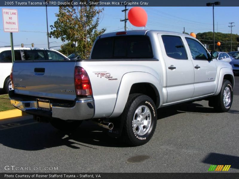Silver Streak Mica / Graphite Gray 2005 Toyota Tacoma V6 TRD Double Cab 4x4