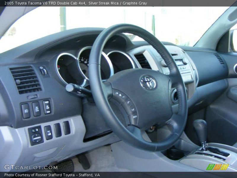Silver Streak Mica / Graphite Gray 2005 Toyota Tacoma V6 TRD Double Cab 4x4