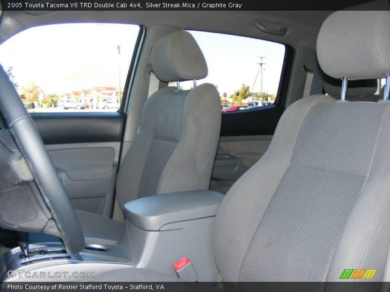 Silver Streak Mica / Graphite Gray 2005 Toyota Tacoma V6 TRD Double Cab 4x4