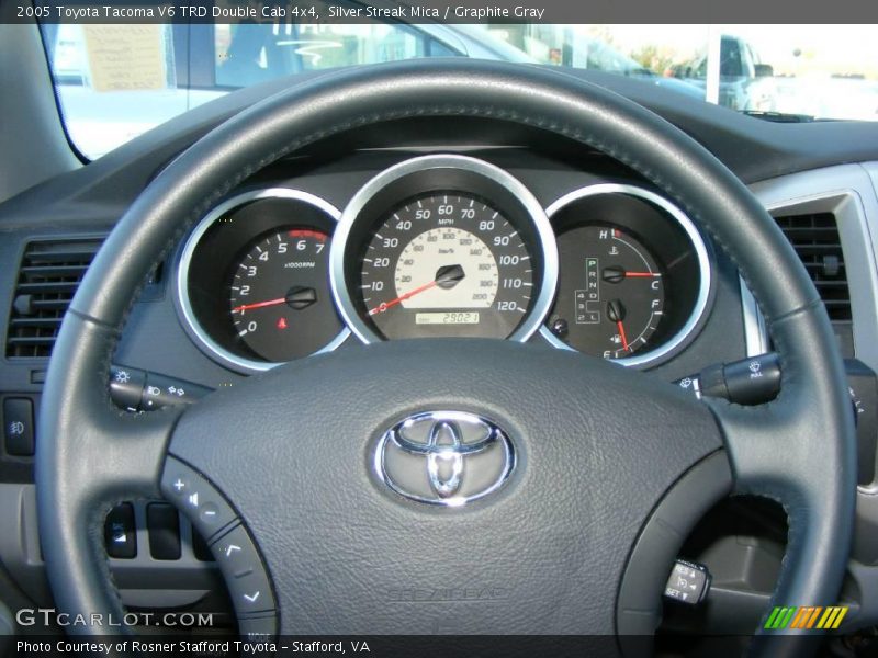 Silver Streak Mica / Graphite Gray 2005 Toyota Tacoma V6 TRD Double Cab 4x4