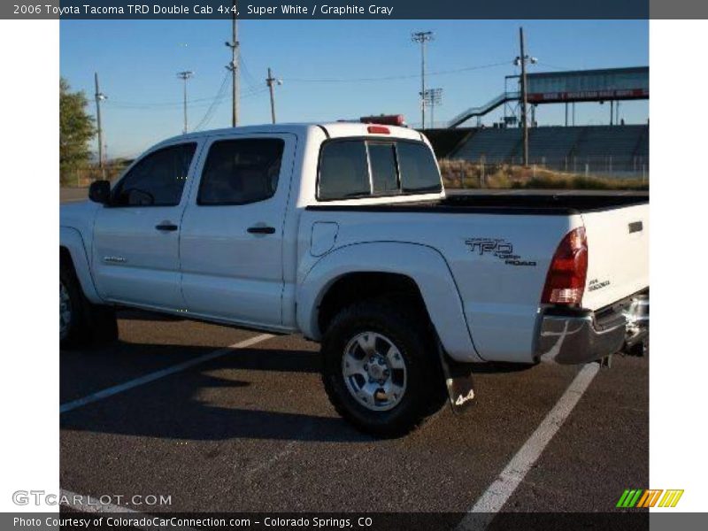 Super White / Graphite Gray 2006 Toyota Tacoma TRD Double Cab 4x4