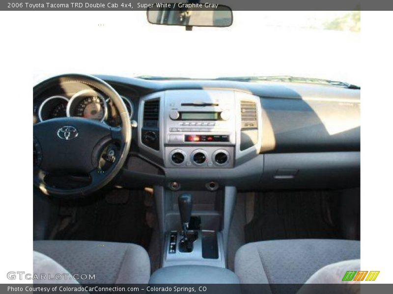 Super White / Graphite Gray 2006 Toyota Tacoma TRD Double Cab 4x4