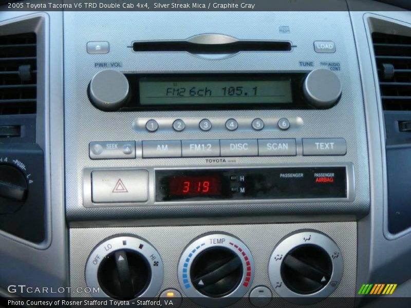 Silver Streak Mica / Graphite Gray 2005 Toyota Tacoma V6 TRD Double Cab 4x4