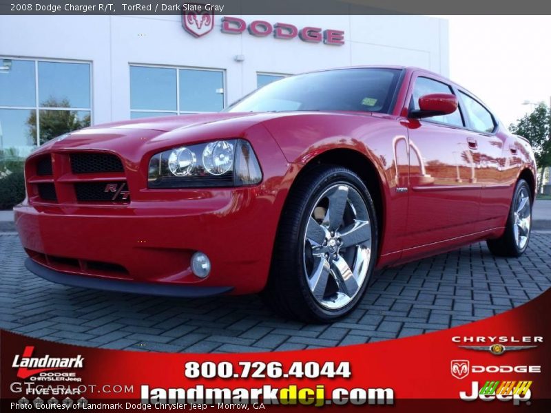 TorRed / Dark Slate Gray 2008 Dodge Charger R/T