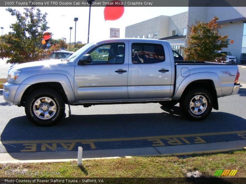 Silver Streak Mica / Graphite Gray 2005 Toyota Tacoma V6 TRD Double Cab 4x4