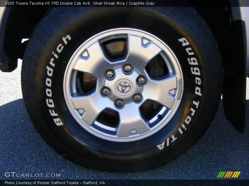 Silver Streak Mica / Graphite Gray 2005 Toyota Tacoma V6 TRD Double Cab 4x4