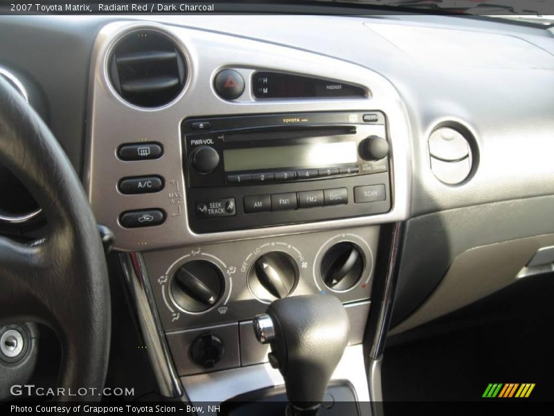 Radiant Red / Dark Charcoal 2007 Toyota Matrix