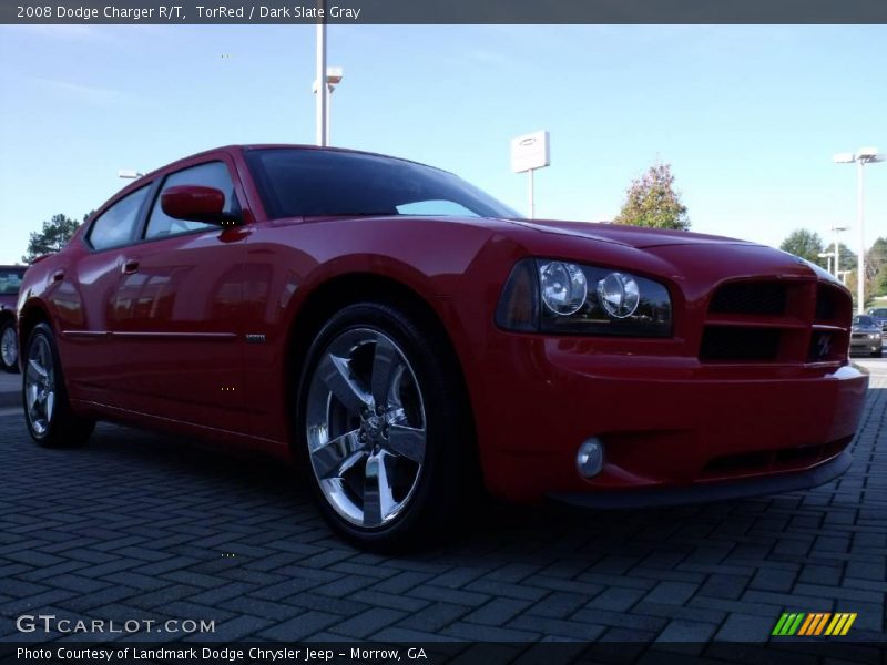 TorRed / Dark Slate Gray 2008 Dodge Charger R/T