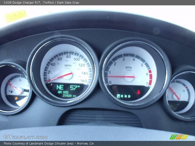 TorRed / Dark Slate Gray 2008 Dodge Charger R/T