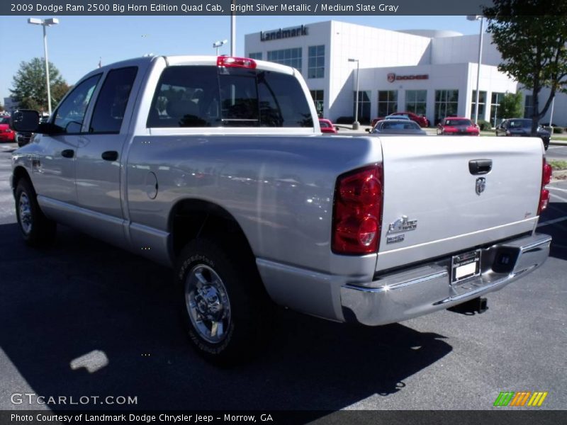 Bright Silver Metallic / Medium Slate Gray 2009 Dodge Ram 2500 Big Horn Edition Quad Cab