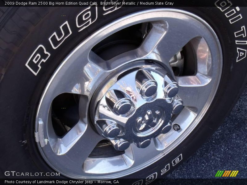 Bright Silver Metallic / Medium Slate Gray 2009 Dodge Ram 2500 Big Horn Edition Quad Cab