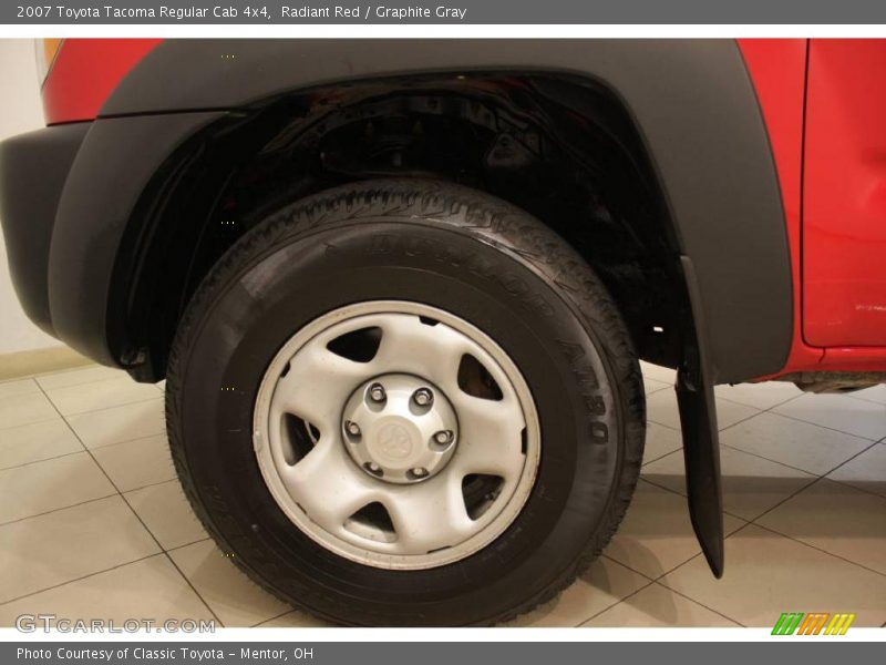 Radiant Red / Graphite Gray 2007 Toyota Tacoma Regular Cab 4x4