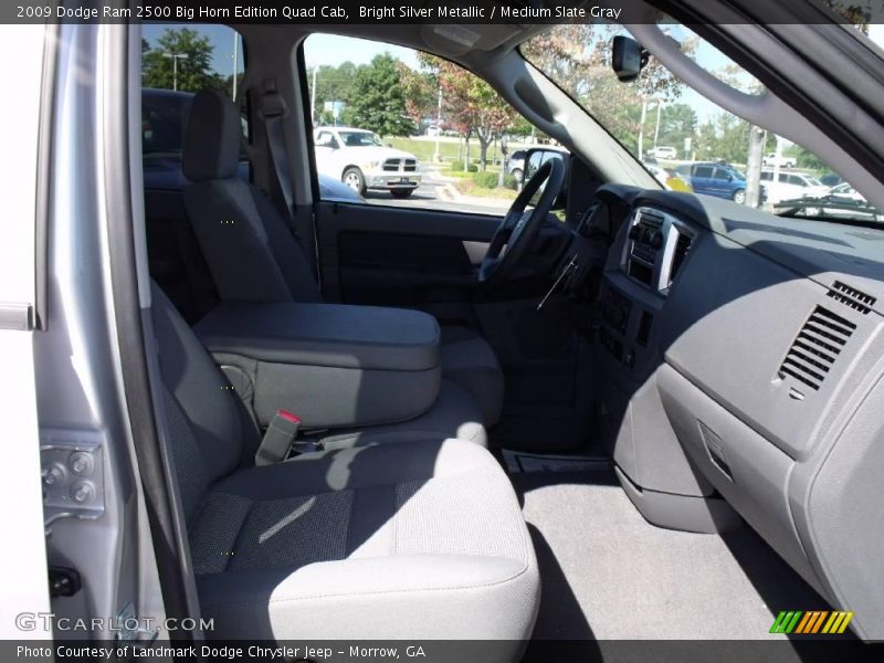 Bright Silver Metallic / Medium Slate Gray 2009 Dodge Ram 2500 Big Horn Edition Quad Cab