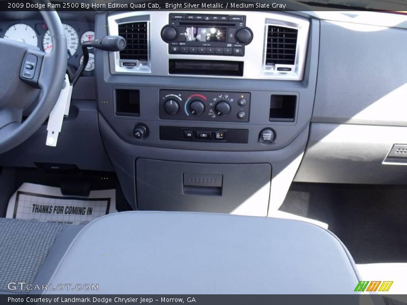 Bright Silver Metallic / Medium Slate Gray 2009 Dodge Ram 2500 Big Horn Edition Quad Cab