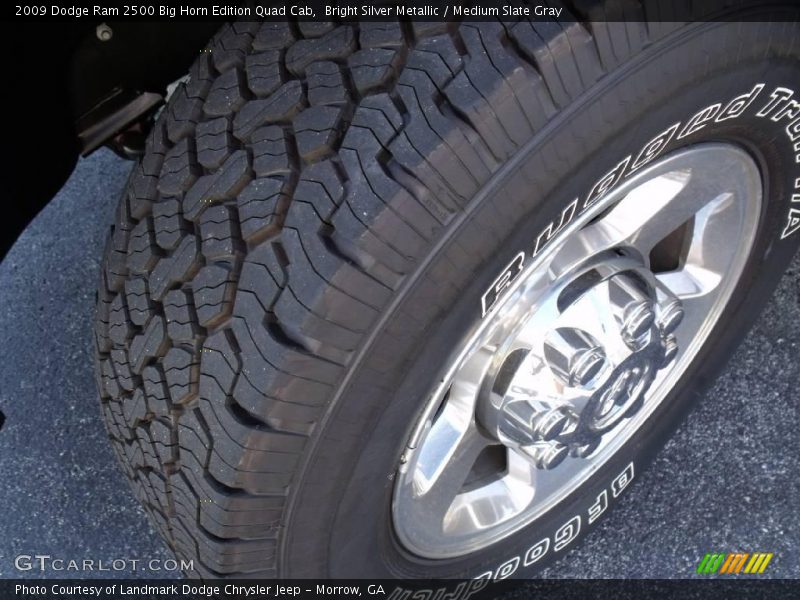 Bright Silver Metallic / Medium Slate Gray 2009 Dodge Ram 2500 Big Horn Edition Quad Cab