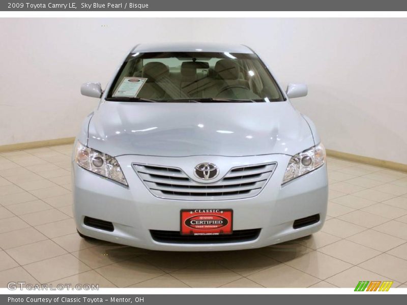 Sky Blue Pearl / Bisque 2009 Toyota Camry LE