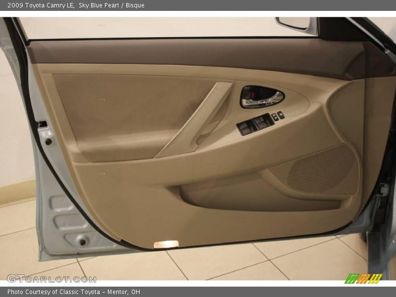 Sky Blue Pearl / Bisque 2009 Toyota Camry LE