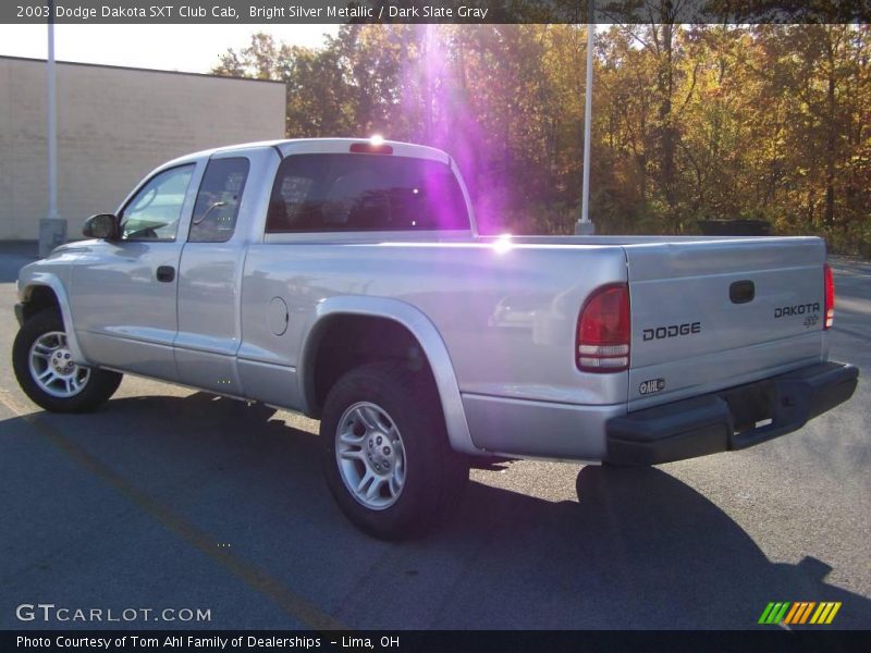 Bright Silver Metallic / Dark Slate Gray 2003 Dodge Dakota SXT Club Cab