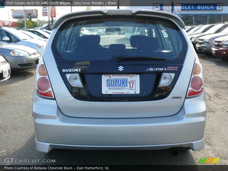 Silky Silver Metallic / Black 2006 Suzuki Aerio SX AWD Sport Wagon