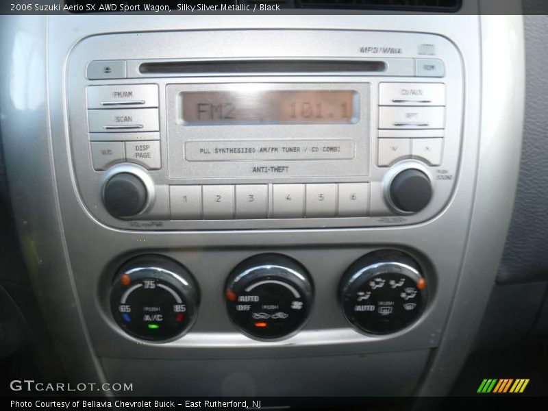Silky Silver Metallic / Black 2006 Suzuki Aerio SX AWD Sport Wagon