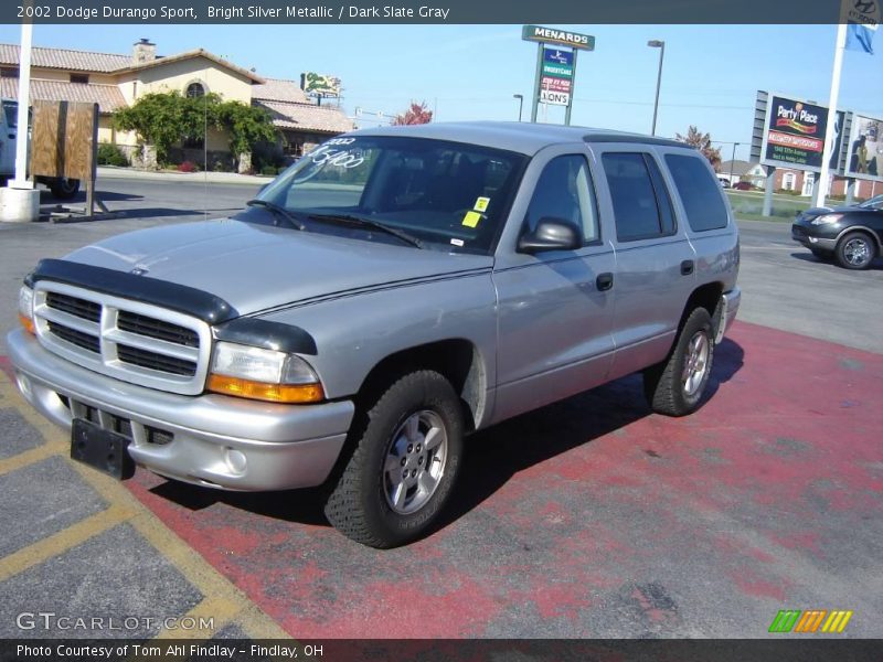 Bright Silver Metallic / Dark Slate Gray 2002 Dodge Durango Sport