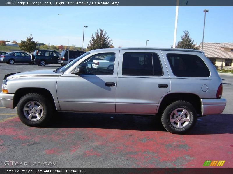 Bright Silver Metallic / Dark Slate Gray 2002 Dodge Durango Sport