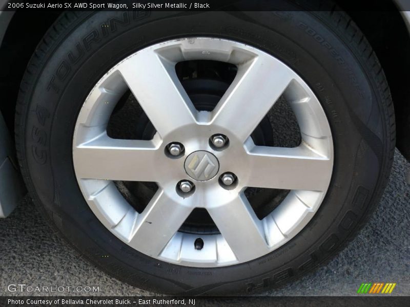 Silky Silver Metallic / Black 2006 Suzuki Aerio SX AWD Sport Wagon