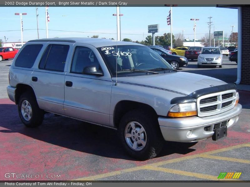 Bright Silver Metallic / Dark Slate Gray 2002 Dodge Durango Sport