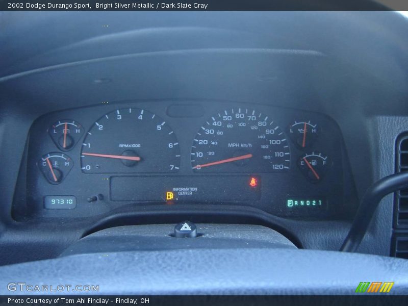 Bright Silver Metallic / Dark Slate Gray 2002 Dodge Durango Sport