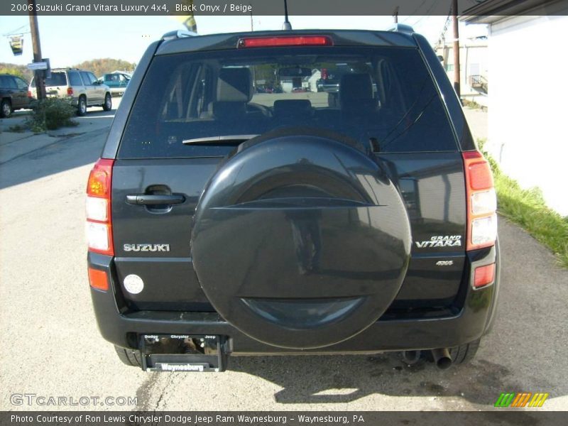 Black Onyx / Beige 2006 Suzuki Grand Vitara Luxury 4x4