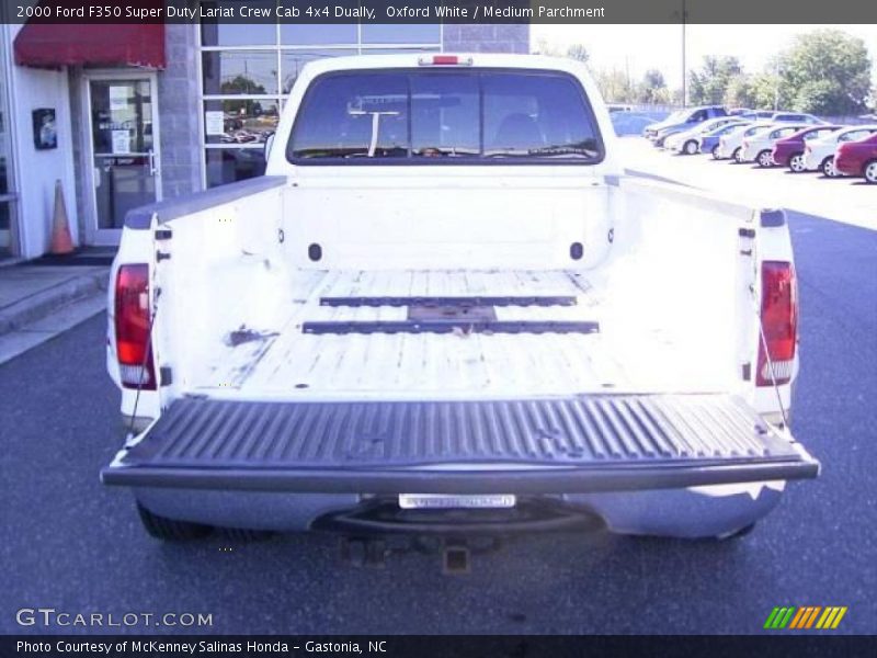 Oxford White / Medium Parchment 2000 Ford F350 Super Duty Lariat Crew Cab 4x4 Dually