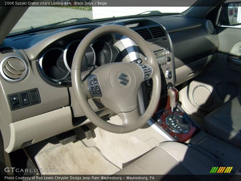 Black Onyx / Beige 2006 Suzuki Grand Vitara Luxury 4x4