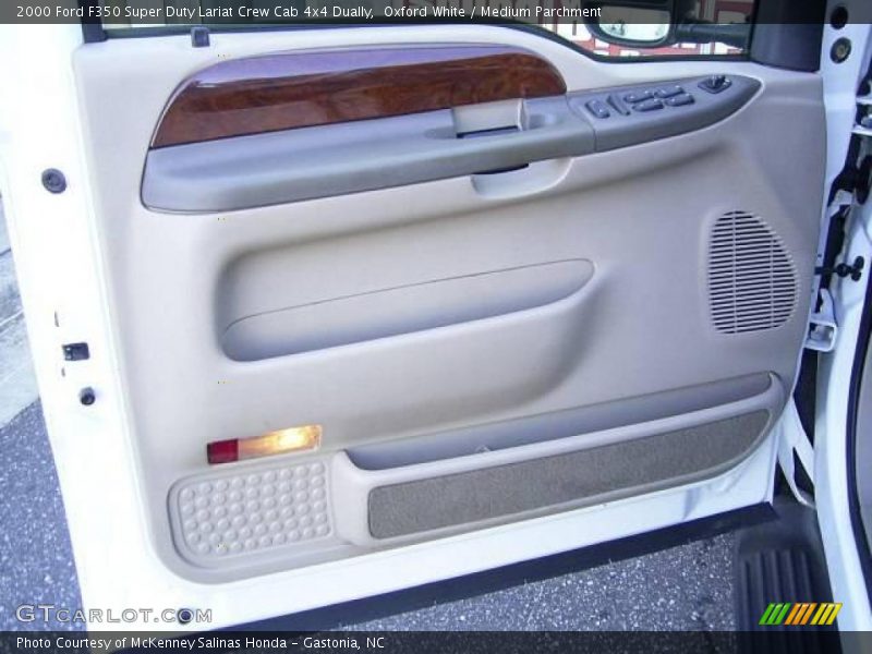 Oxford White / Medium Parchment 2000 Ford F350 Super Duty Lariat Crew Cab 4x4 Dually