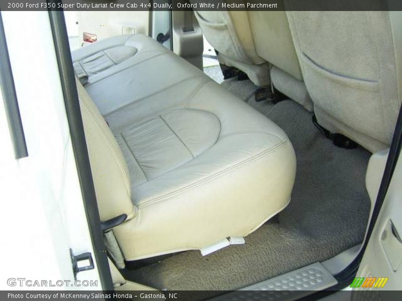 Oxford White / Medium Parchment 2000 Ford F350 Super Duty Lariat Crew Cab 4x4 Dually
