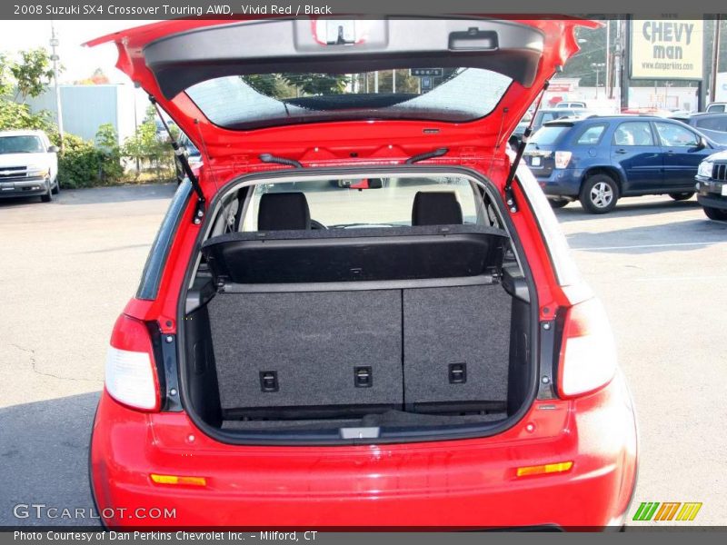 Vivid Red / Black 2008 Suzuki SX4 Crossover Touring AWD