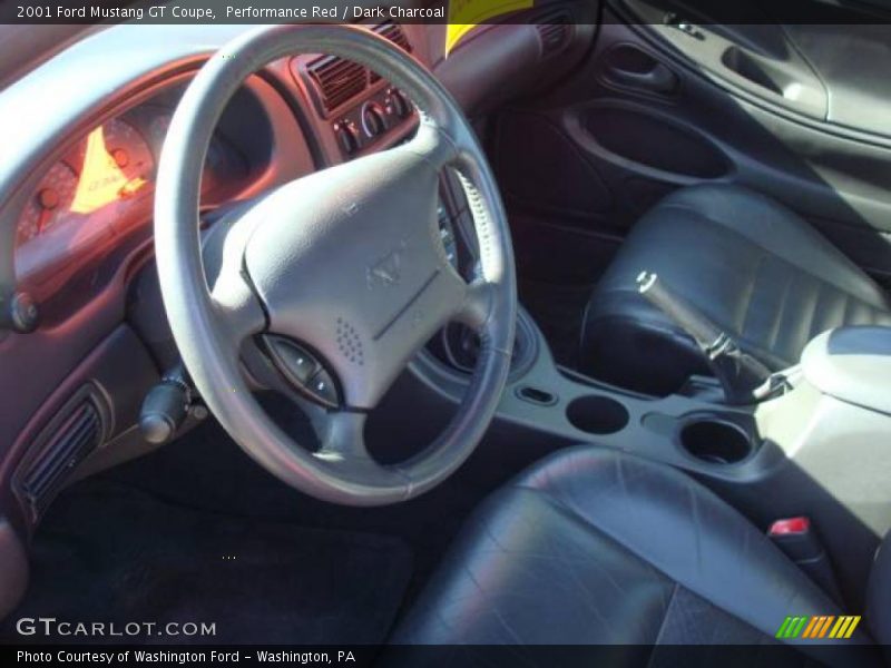 Performance Red / Dark Charcoal 2001 Ford Mustang GT Coupe