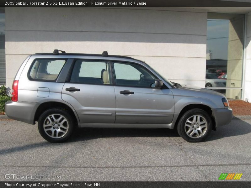 Platinum Silver Metallic / Beige 2005 Subaru Forester 2.5 XS L.L.Bean Edition