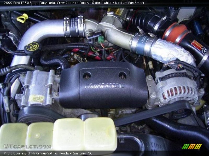 Oxford White / Medium Parchment 2000 Ford F350 Super Duty Lariat Crew Cab 4x4 Dually