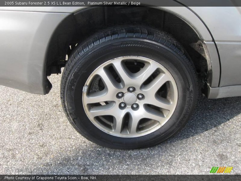 Platinum Silver Metallic / Beige 2005 Subaru Forester 2.5 XS L.L.Bean Edition