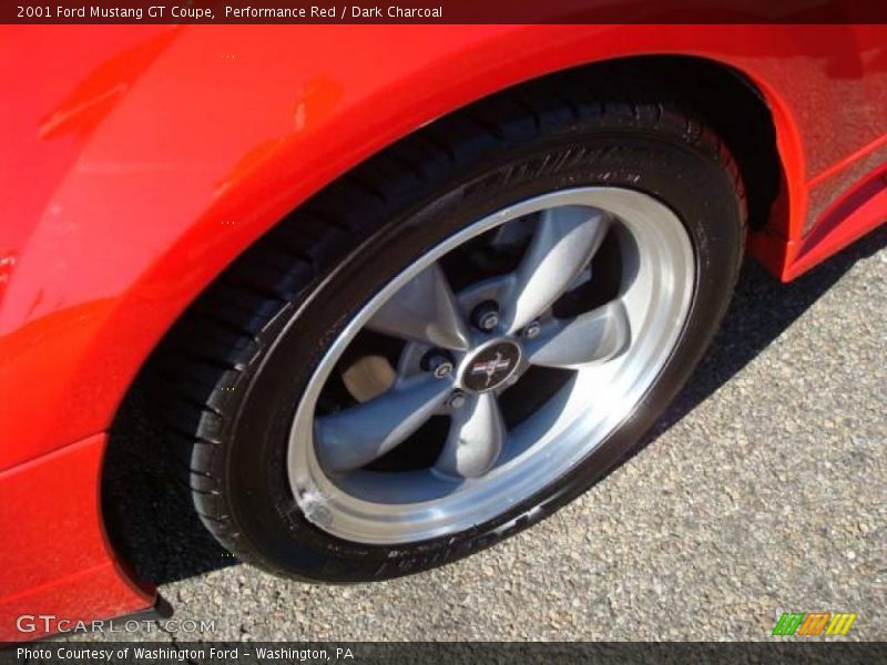 Performance Red / Dark Charcoal 2001 Ford Mustang GT Coupe