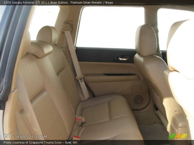 Platinum Silver Metallic / Beige 2005 Subaru Forester 2.5 XS L.L.Bean Edition