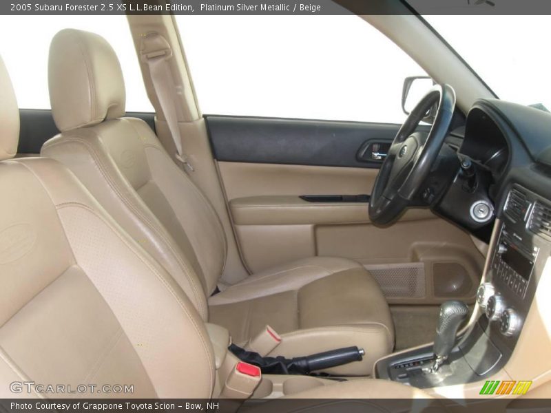Platinum Silver Metallic / Beige 2005 Subaru Forester 2.5 XS L.L.Bean Edition