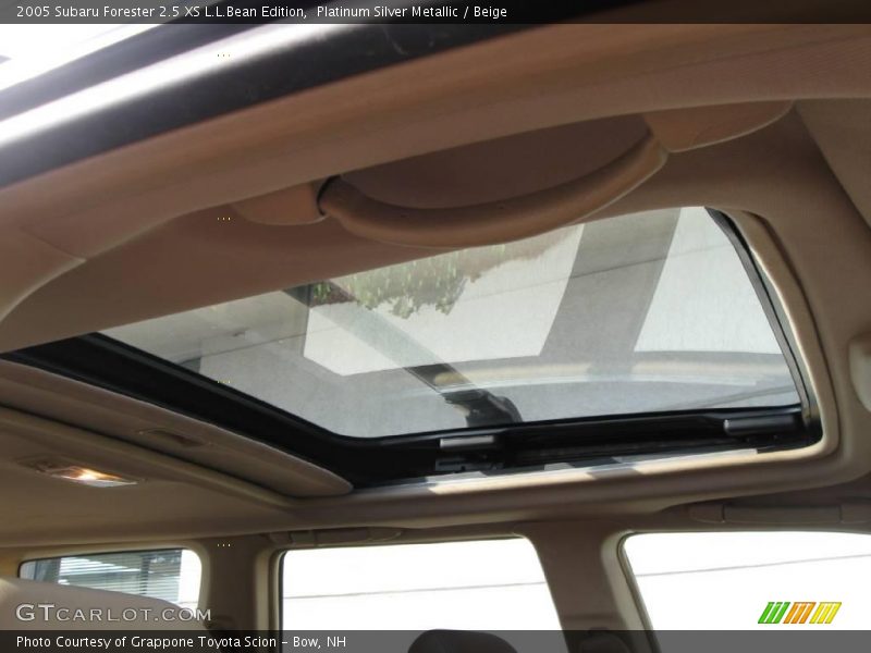 Platinum Silver Metallic / Beige 2005 Subaru Forester 2.5 XS L.L.Bean Edition