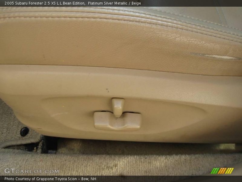 Platinum Silver Metallic / Beige 2005 Subaru Forester 2.5 XS L.L.Bean Edition