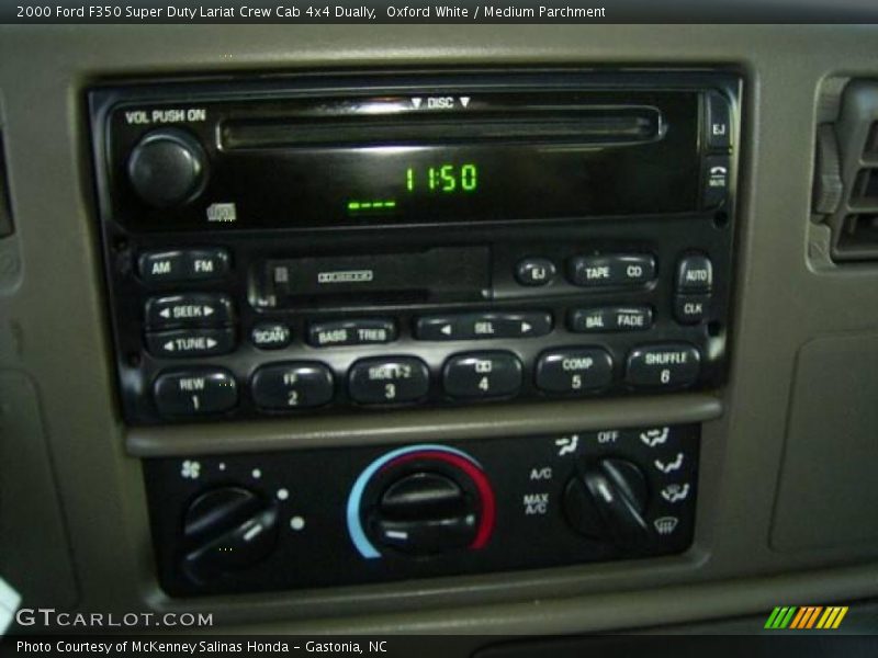 Oxford White / Medium Parchment 2000 Ford F350 Super Duty Lariat Crew Cab 4x4 Dually